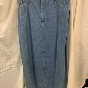 Denim A-Line Skirt